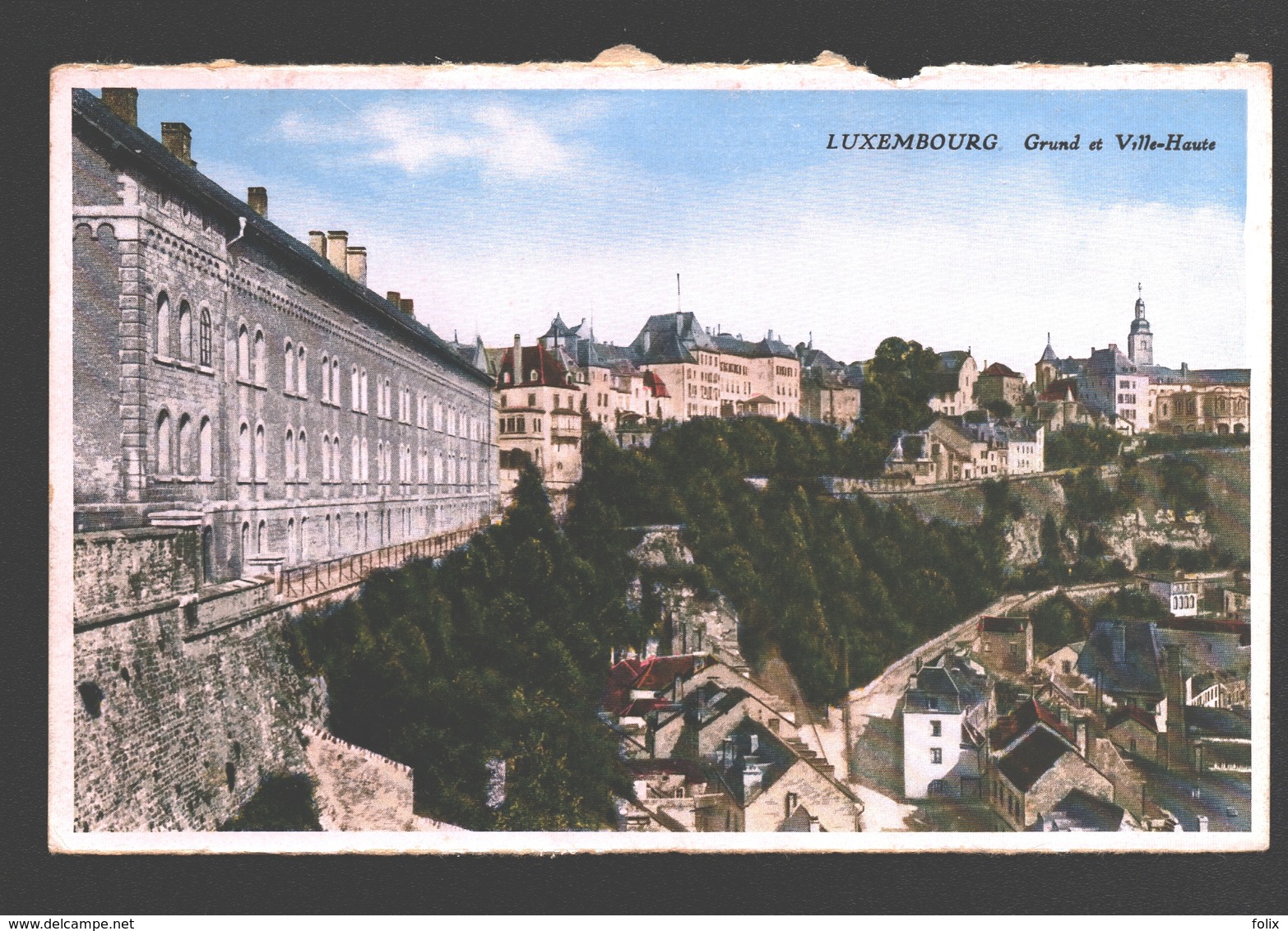 Luxembourg - Grund Et Ville-Haute - Colorisée - Luxembourg - Ville