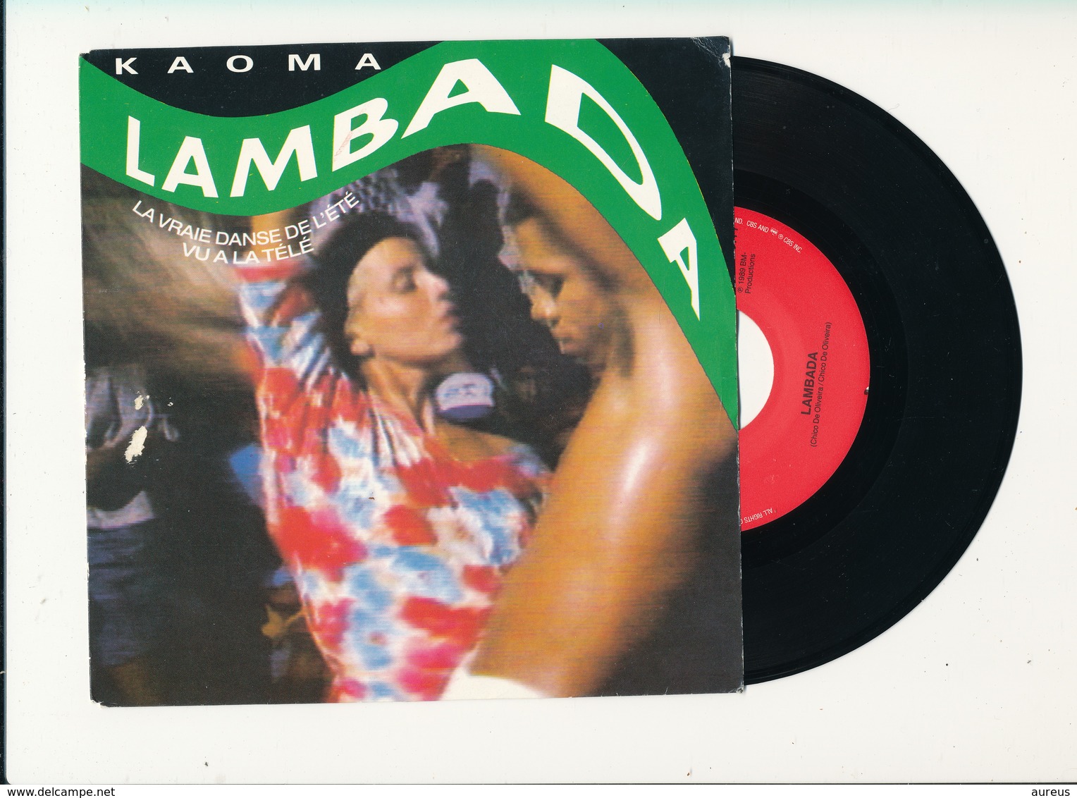 KAOMA  " LAMBADA " Disque CBS 1989  TRES BON ETAT - Rock