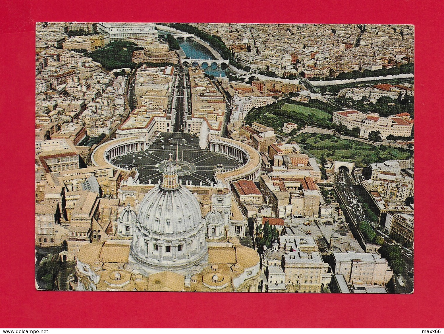 CARTOLINA VG VATICANO - Veduta Aerea Della Basilica Di S. Pietro - 10 X 15 - ANN. 1982 GIOVANNI PAOLO II - Vaticano