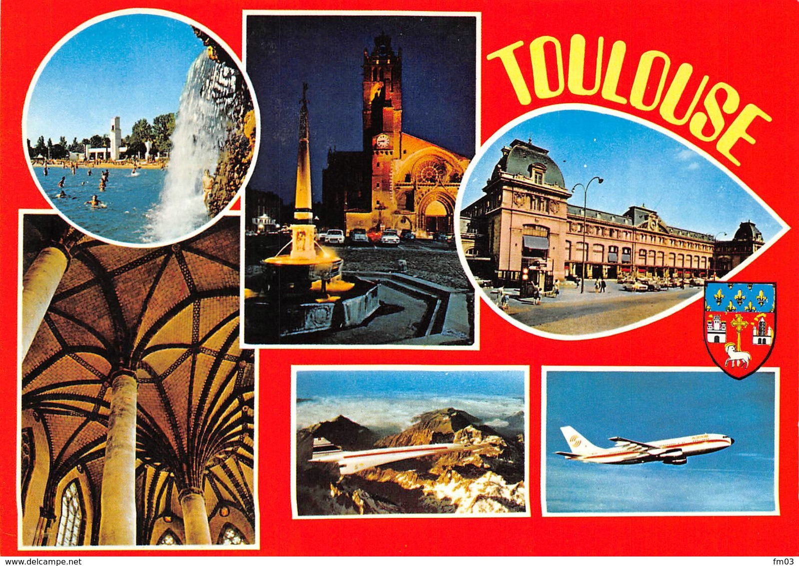 Toulouse Blagnac Avion Airbus Concorde Gare Matabiau - Toulouse