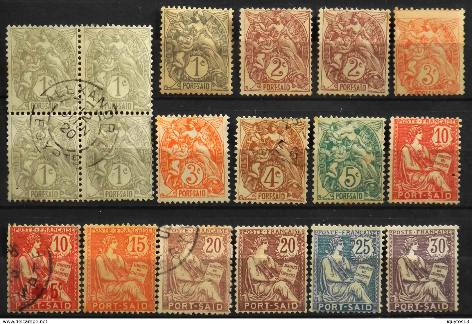 France (ex-colonies & Protectorats) > Port-Saïd (1899-1931) 1902-20 Collection Neuf*/O - Neufs