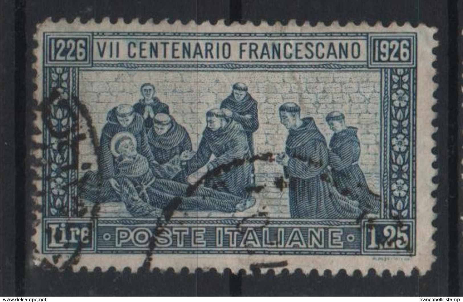 Francobolli Regno 1926 San Francesco 1,25 L. - Den.14 - Usati