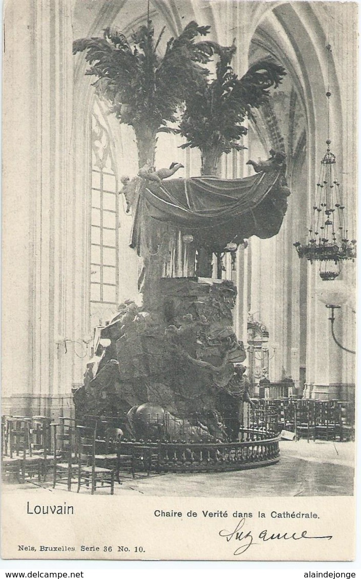 Leuven - Louvain - Chaire De Verité Dans La Cathédrale - Nels Serie 36 No 10 - 1904 - Leuven