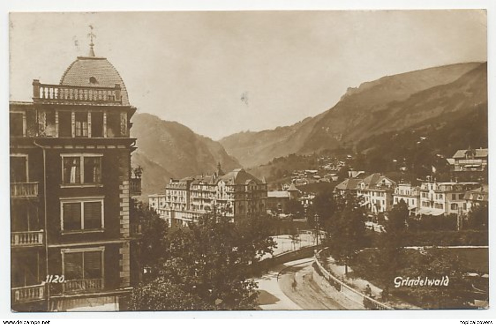 Picture Postcard Grindelwald Switzerland 1921 - Grindelwald