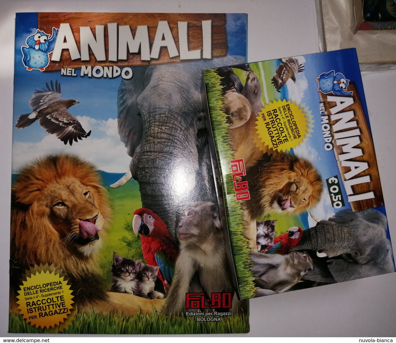 Animali Nel Mondo Album Vuoto+box 100 Bustine FOL. BO Del 2011 - Other & Unclassified