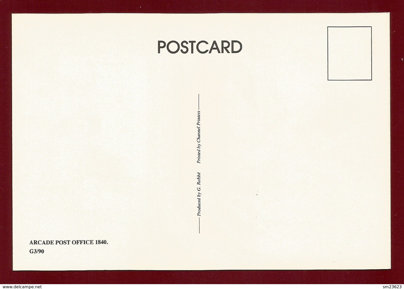 Guernsey 1990  Mi.Nr. 485 , EUROPA CEPT Postalische Einrichtungen - Maximum Card - Guernsey Post Office 27. FEB 1990 - 1990