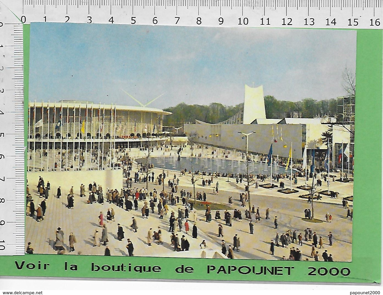 001093-E BE04 1000-EXPO 58 - Expositions Universelles