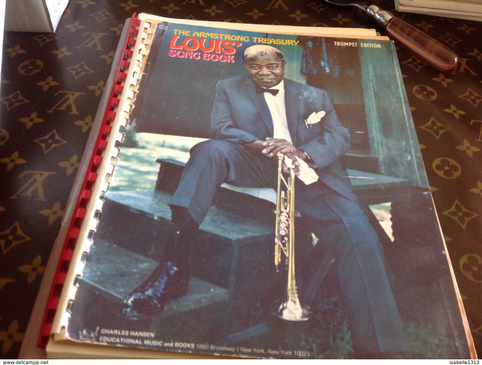 Musique Partition Louis Armstrong Song Book Trumpet Trompette édition Treasury En L état - Autres & Non Classés