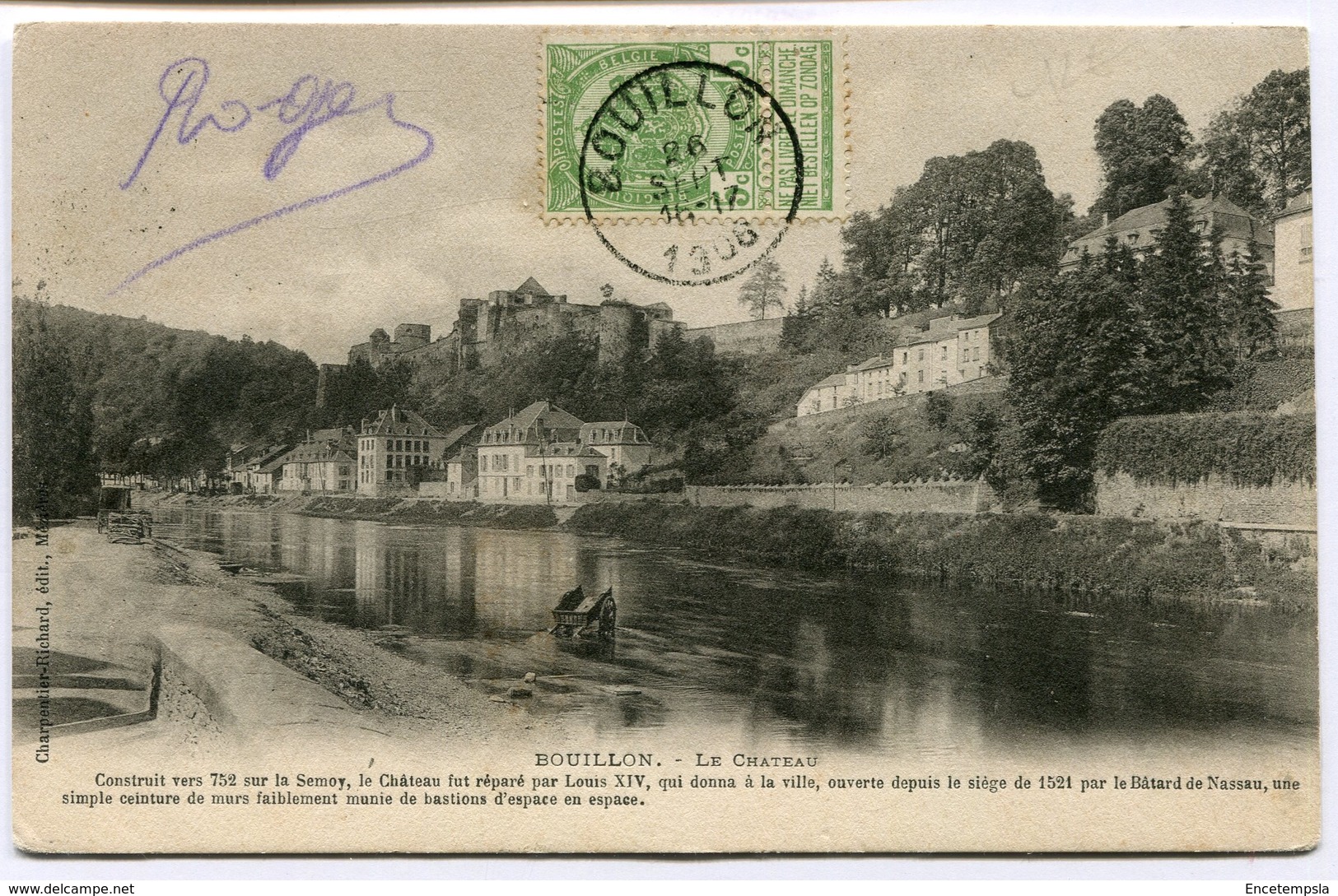 CPA - Carte Postale - Belgique - Bouillon - Le Château - 1906 (B8921) - Bouillon