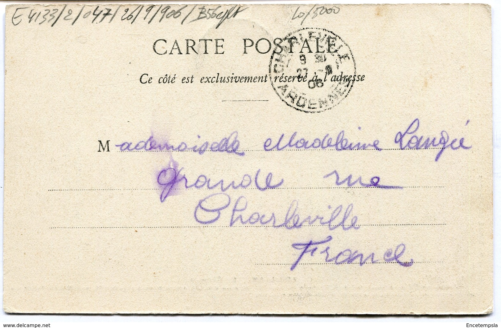 CPA - Carte Postale - Belgique - Bouillon - Le Château - 1906 (B8921) - Bouillon