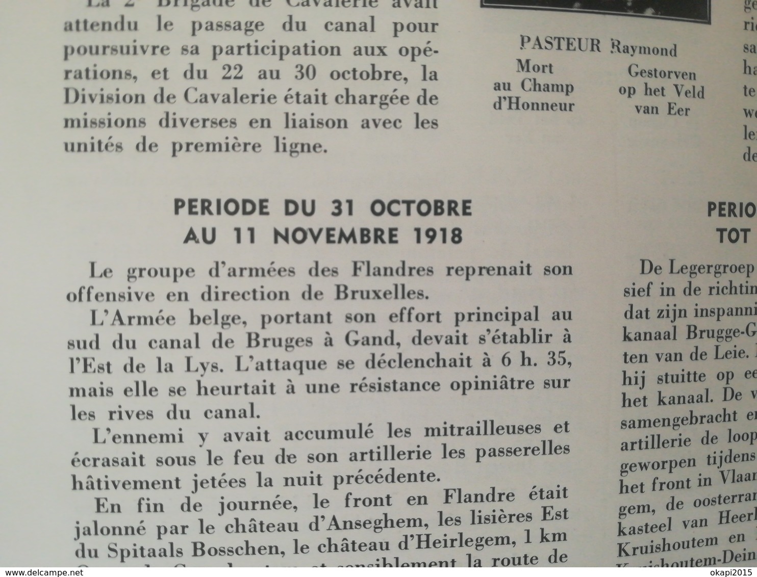 HISTORIQUE RÉGIMENTAIRE + LIVRE D OR DE LA FRATERNELLE DES COMBATTANTS 5e LANCIERS 1914 -1918 LIVRE MILITARIA Belgique