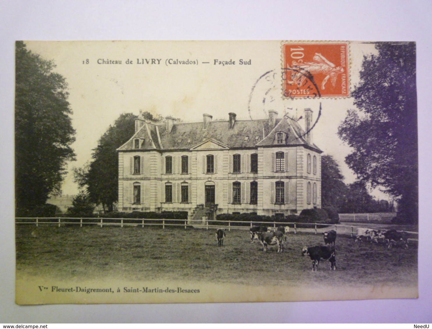 GP 2019 - 1590  CHÂTEAU De  LIVRY  (Calvados)  :  Façade Sud   1908   XXX - Other & Unclassified