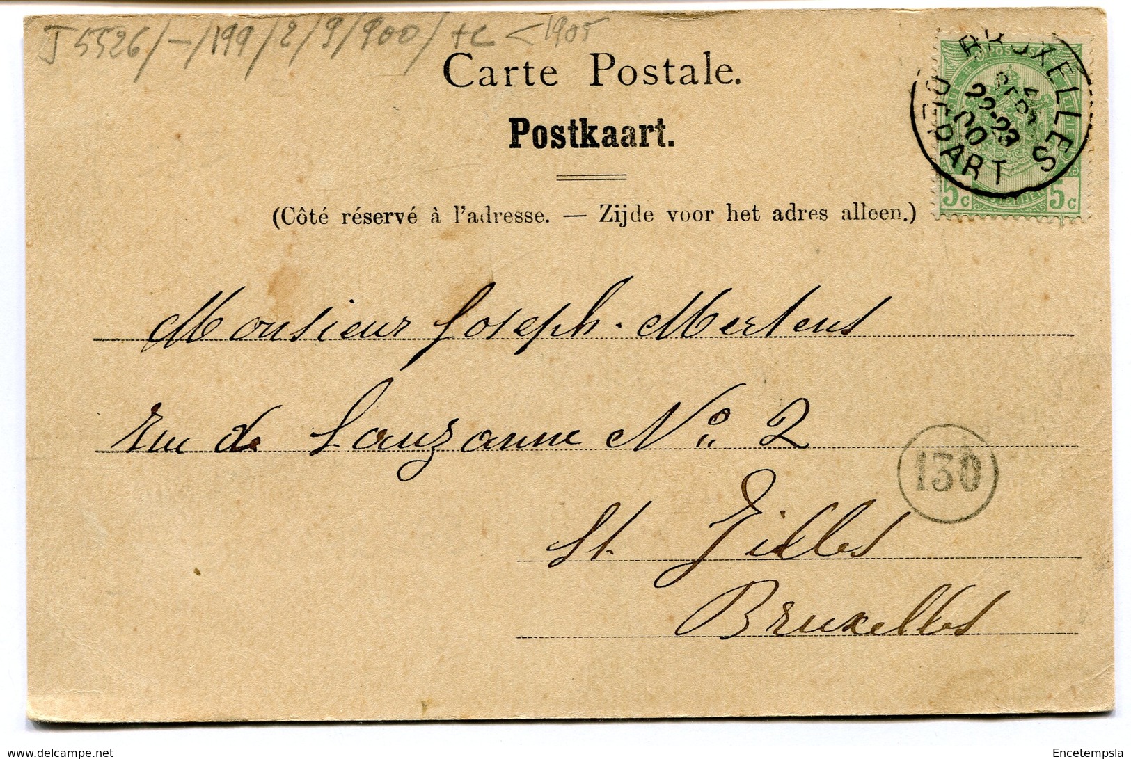 CPA - Carte Postale - Belgique - Steenokkerzeel - Château - 1900 (B8926) - Steenokkerzeel