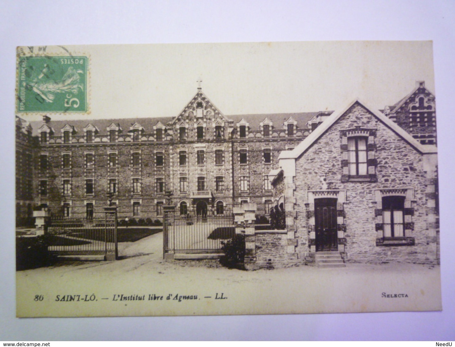 GP 2019 - 1595  SAINT-LO  (Manche)  :  L'Institut Libre D'AGNEAU   1917   XXX - Saint Lo