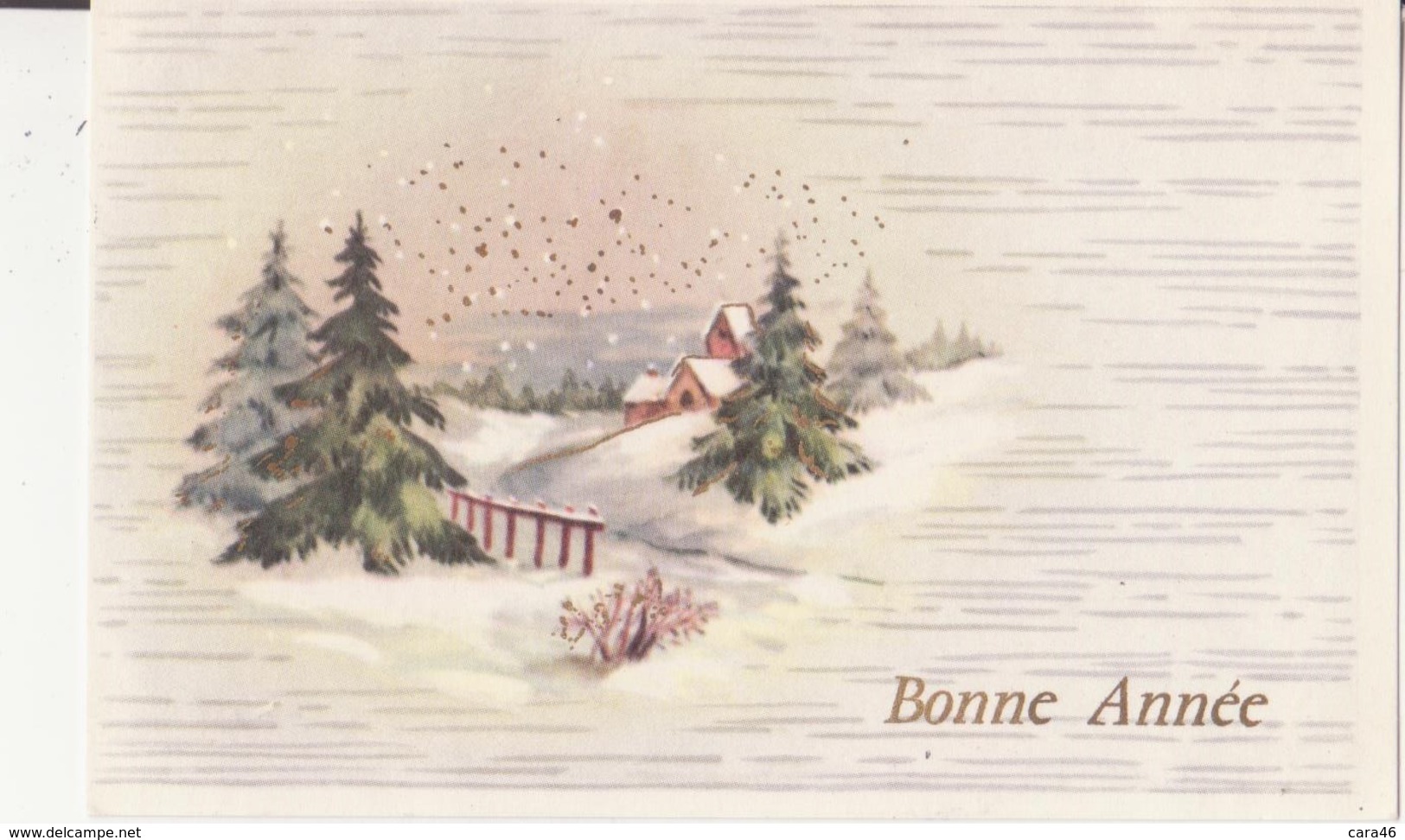 Lot de 10 cartes "mignonnettes "  : bonne année et joyeux noël