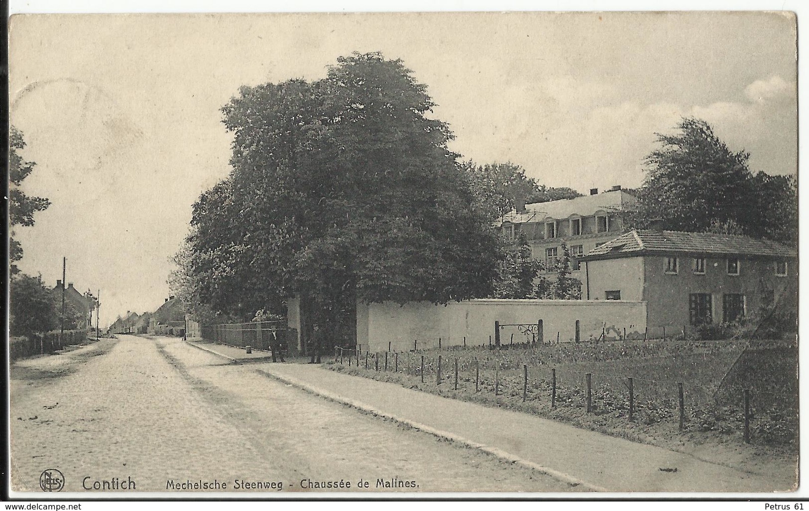 Kontich - Contich - Mechelsche Steenweg 1910 - Kontich