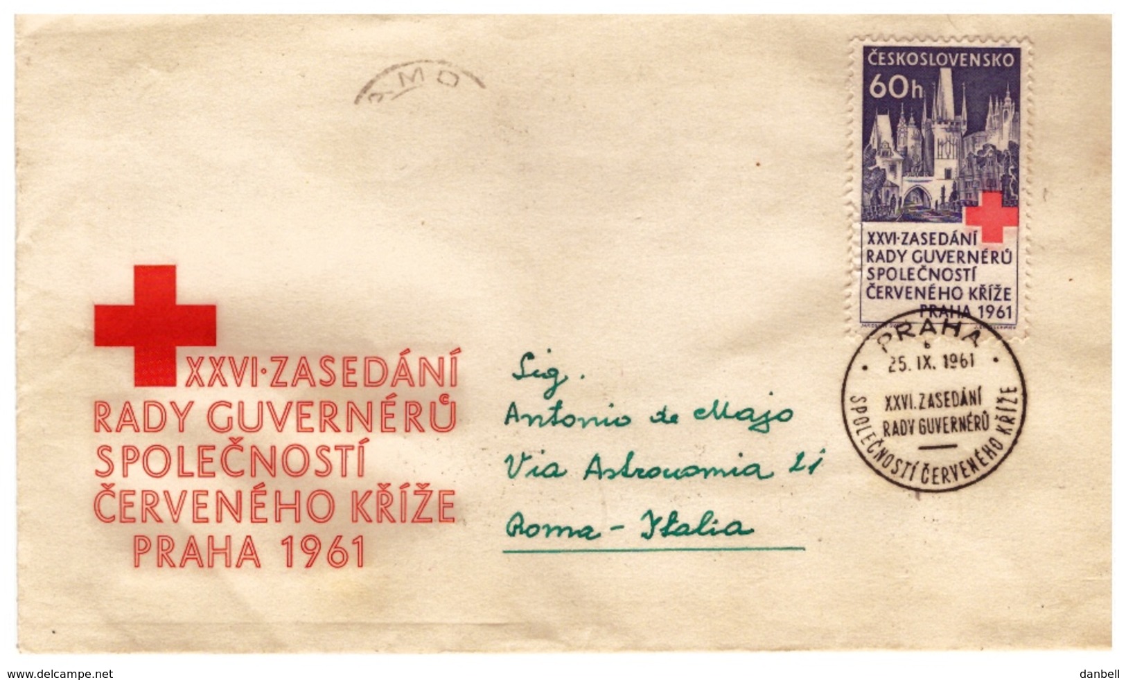 MG214)CECOSLOVACCHIA 1961  Lotto 4 FDC Raccomandate Viaggiate 2 Serie Complete BUTTERFLY - Storia Postale