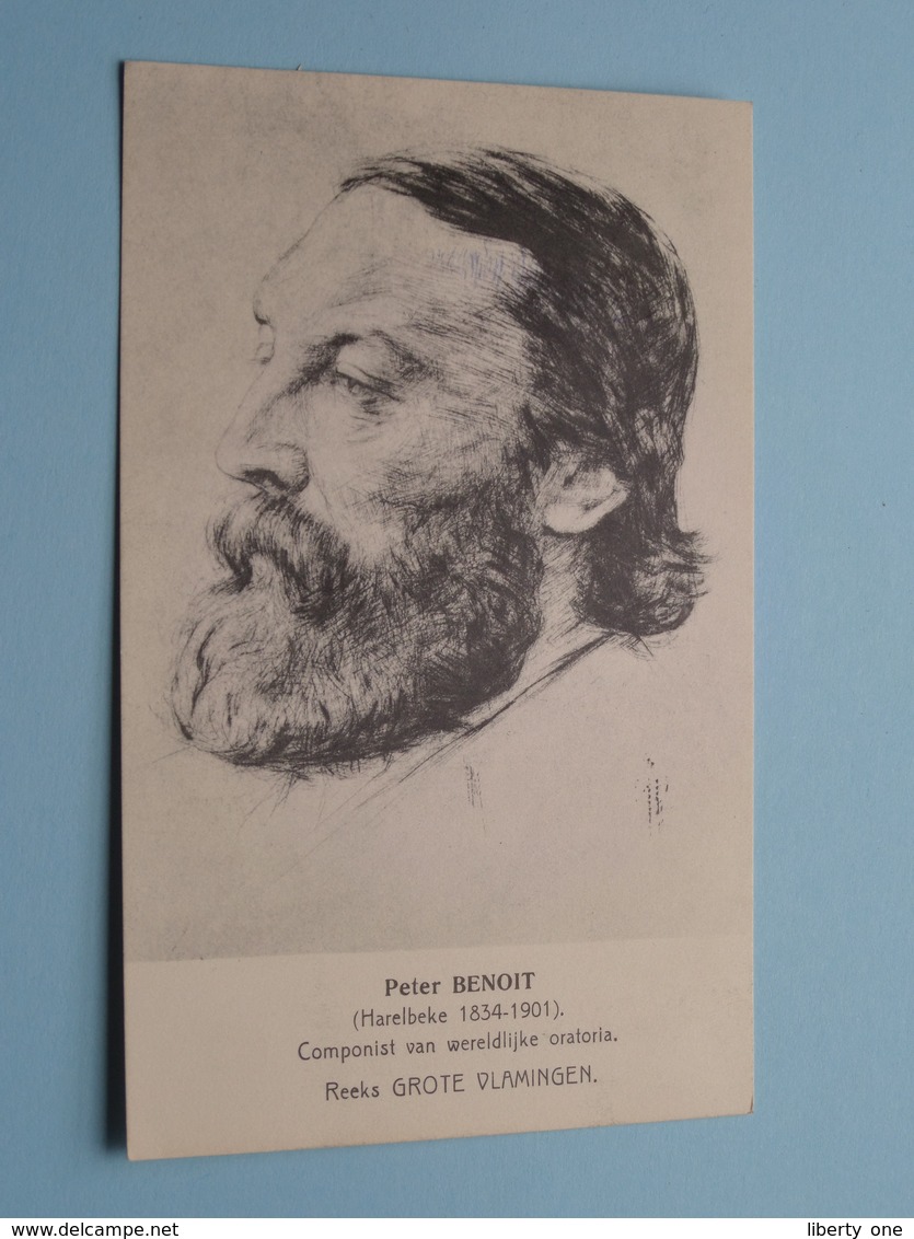 Peter BENOIT ( Harelbeke 1834 - 1901 ) Componist ( Nr. Standaard-Boekhandel ) Anno 19?? ( Zie Foto's ) ! - Singers & Musicians