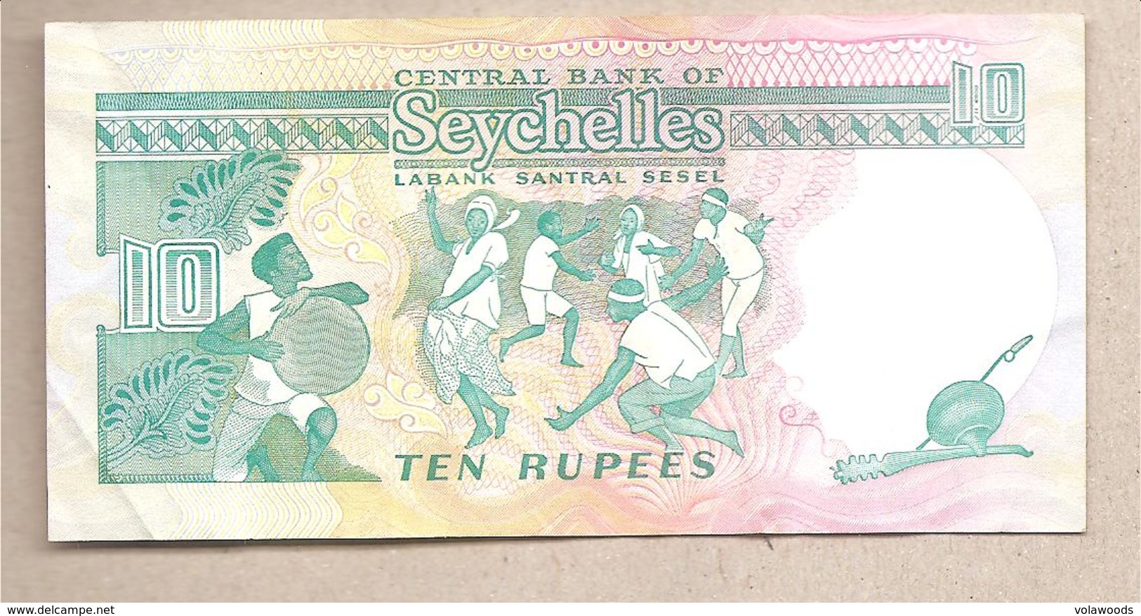 Seychelles - Banconota Circolata Da 10 Rupie P-32 - 1989 - Seychelles