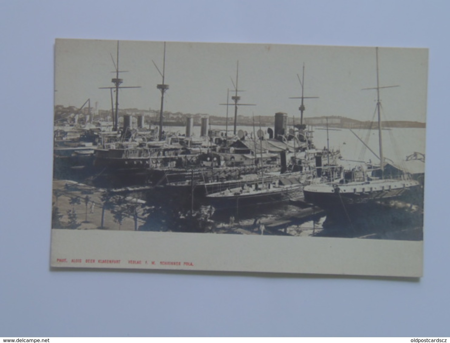 K.U.K. Kriegsmarine Marine Pola Foto Photo SMS 117 1914 Ed F W Schrinner - Warships