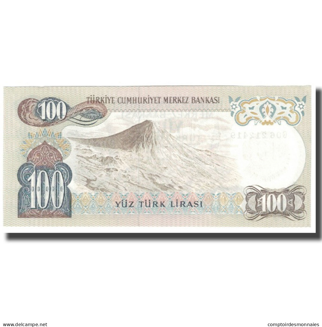 Billet, Turquie, 100 Lira, L.1970, 1970-10-14, KM:189a, NEUF - Turkey