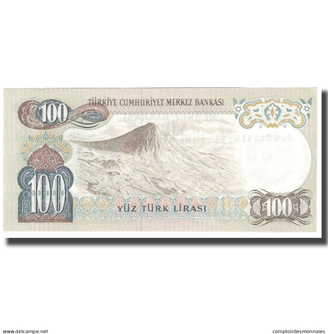 Billet, Turquie, 100 Lira, L.1970, 1970-10-14, KM:189a, NEUF - Turquie