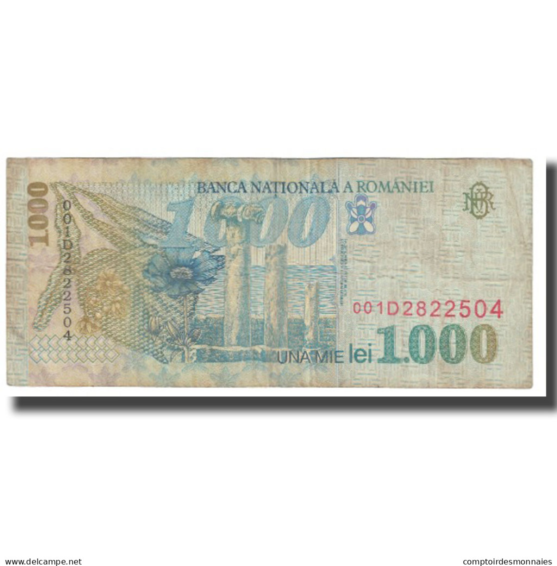 Billet, Roumanie, 1000 Lei, KM:106, TB - Roumanie