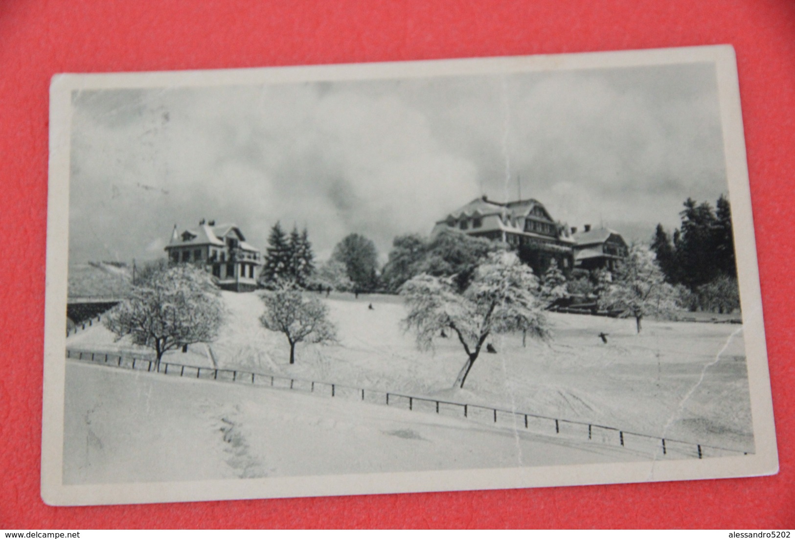 St Gall St Gallen Kaltbrunn In Winter 1920 + Lieve Segno Di Piega A Destra Basso - Kaltbrunn