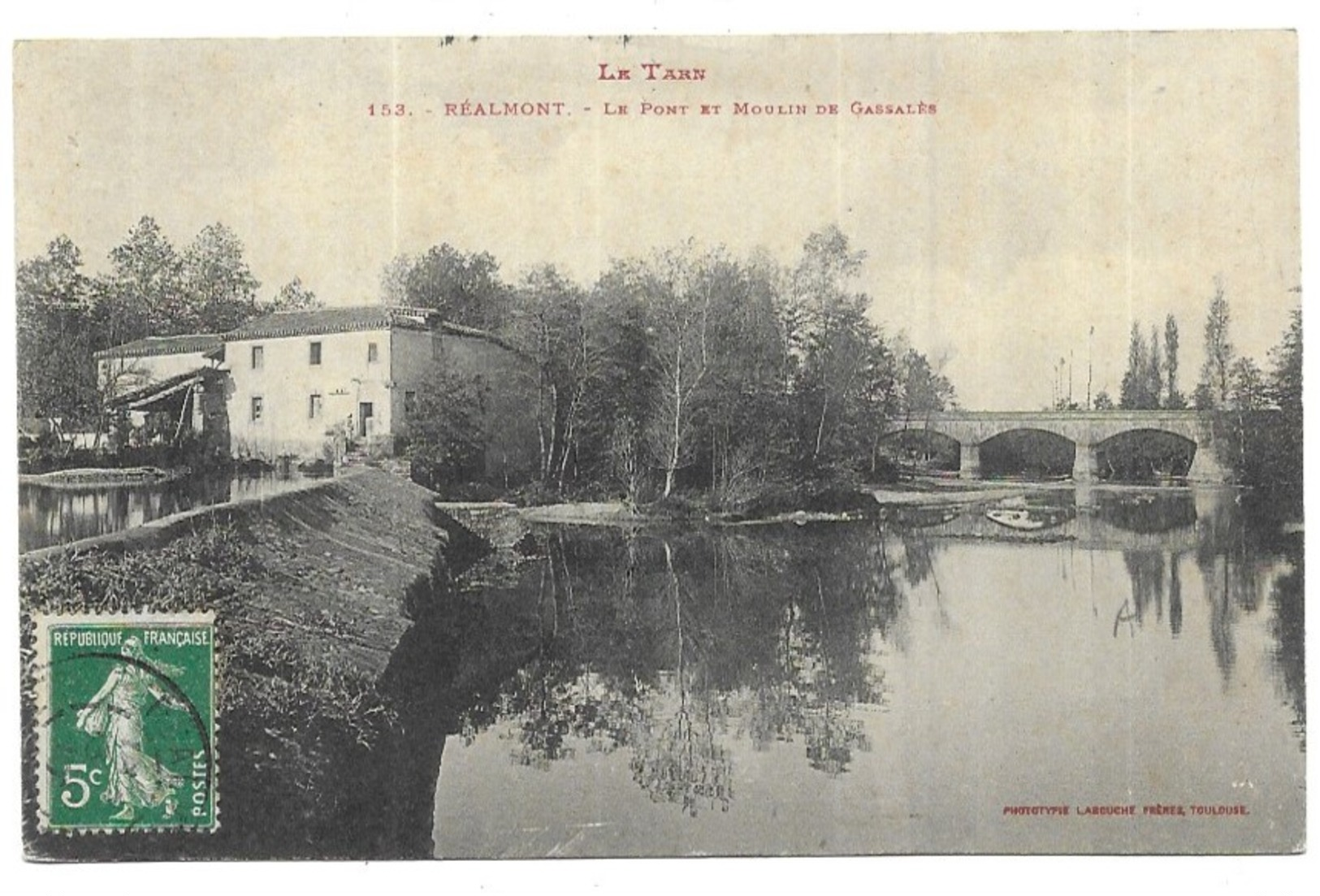 Réalmont Le Pont Et Le Moulin De Gasalès - Realmont