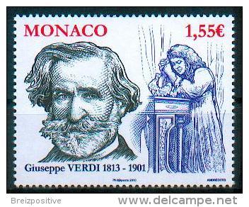 Monaco 2013 - Giuseppe Verdi - MNH - Musique