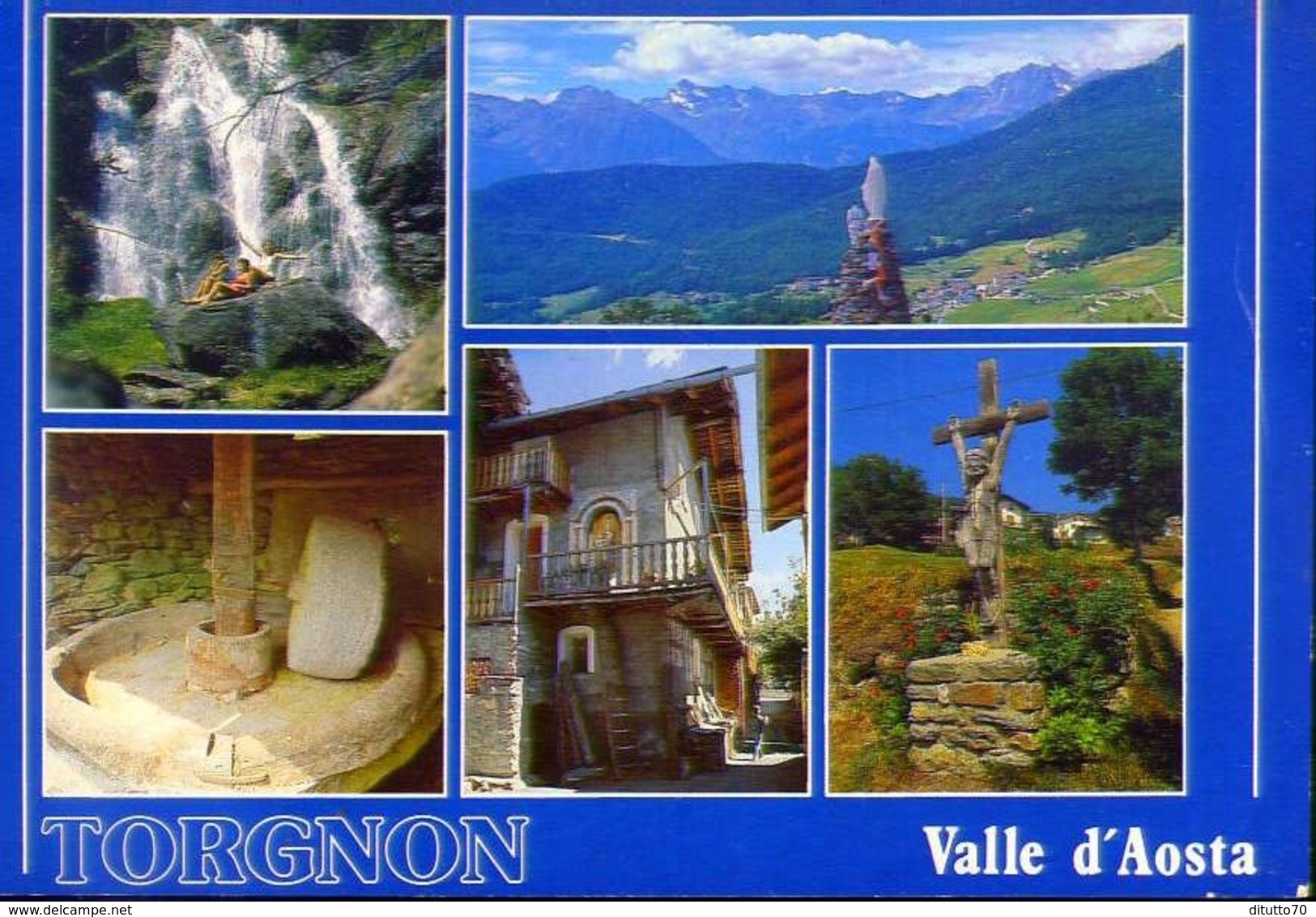 Torgnon - Valle D'aosta - Formato Grande Non Viaggiata – E 12 - Altri & Non Classificati