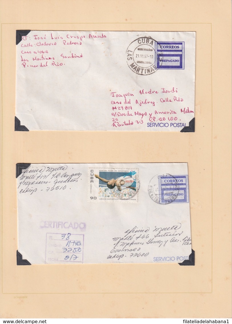 1998-EP-171 CUBA 1998 (LG1736) COLECCION DE ENTEROS POSTALES PREPAGADO ERRORES Y VARIEDADES - Tarjetas – Máxima