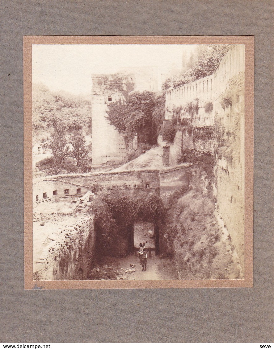 GRANADA GRENADE 1912 Photo Amateur Format Environ 7,5 Cm X 5,5 Cm ESPAGNE - Lugares