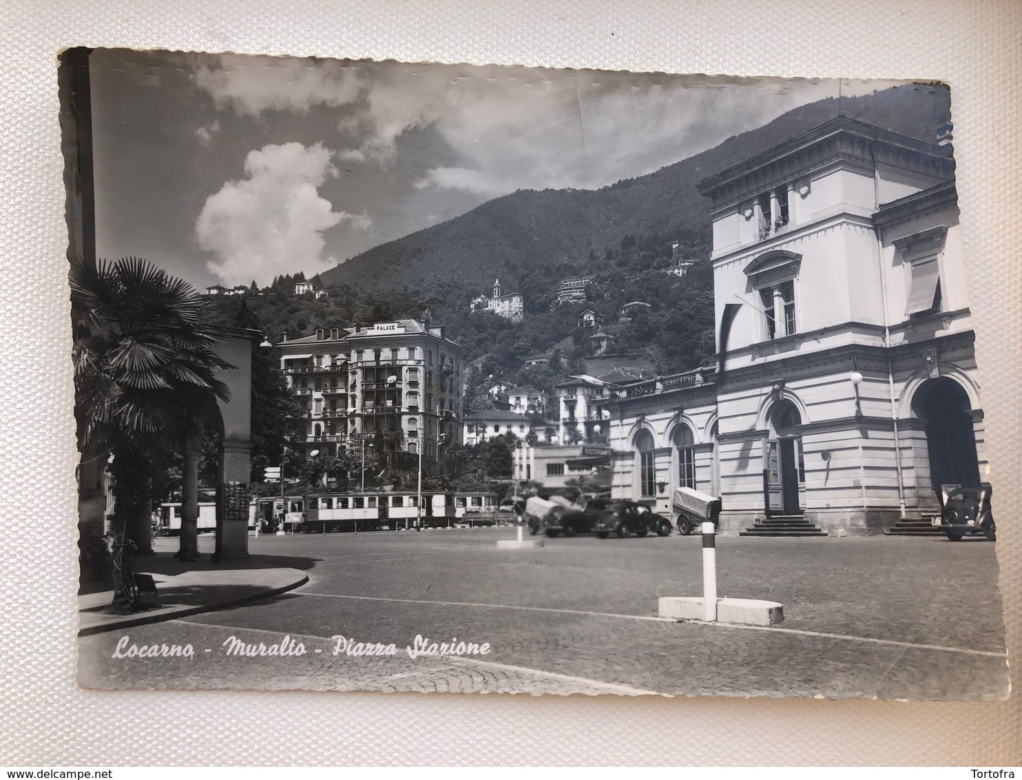 LOCARNO MURALTO PIAZZA STAZIONE  1953 - Muralto