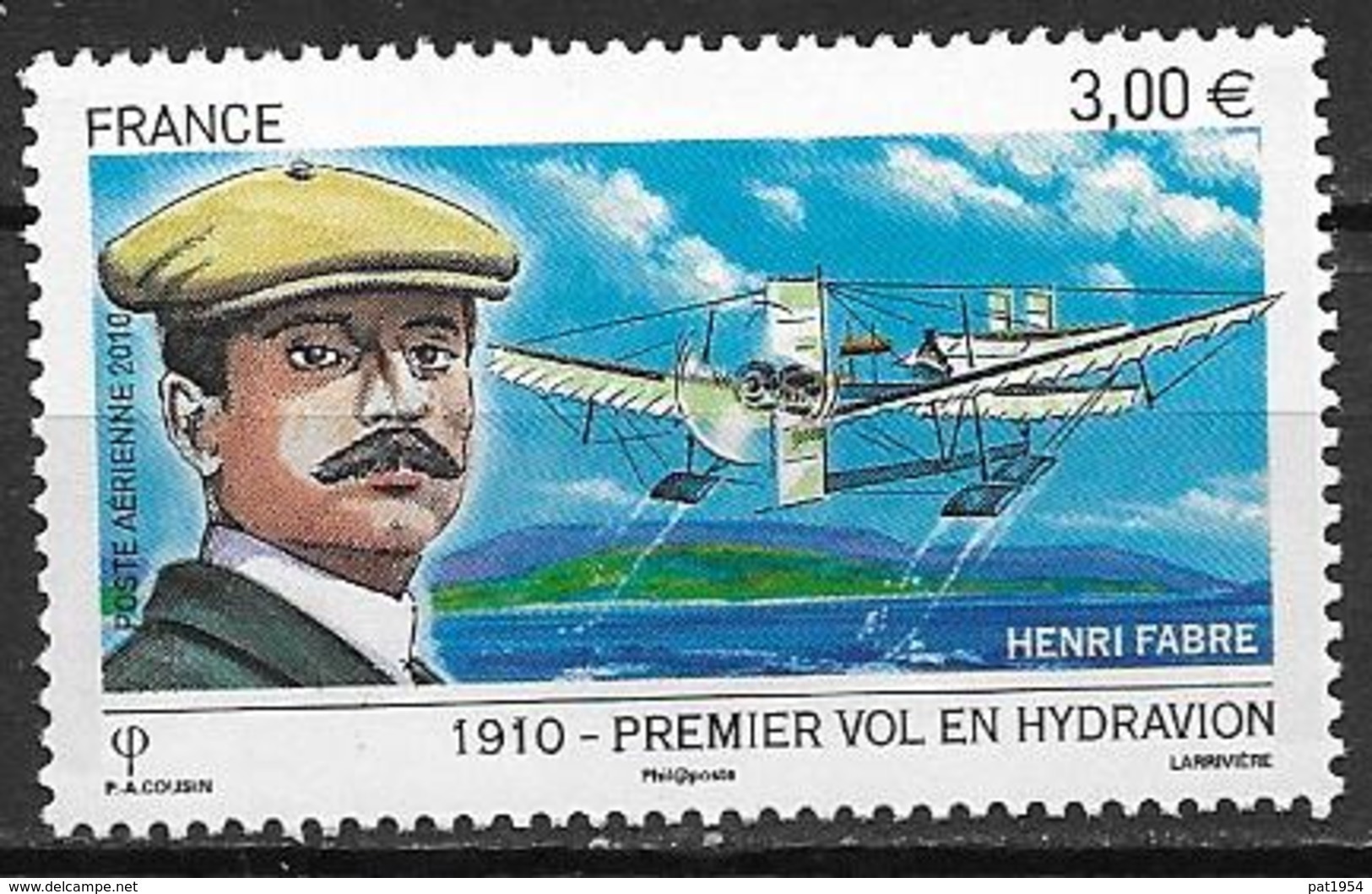 France 2010 Poste Aérienne N° 73, Hydravion, à La Faciale - 1960-.... Mint/hinged