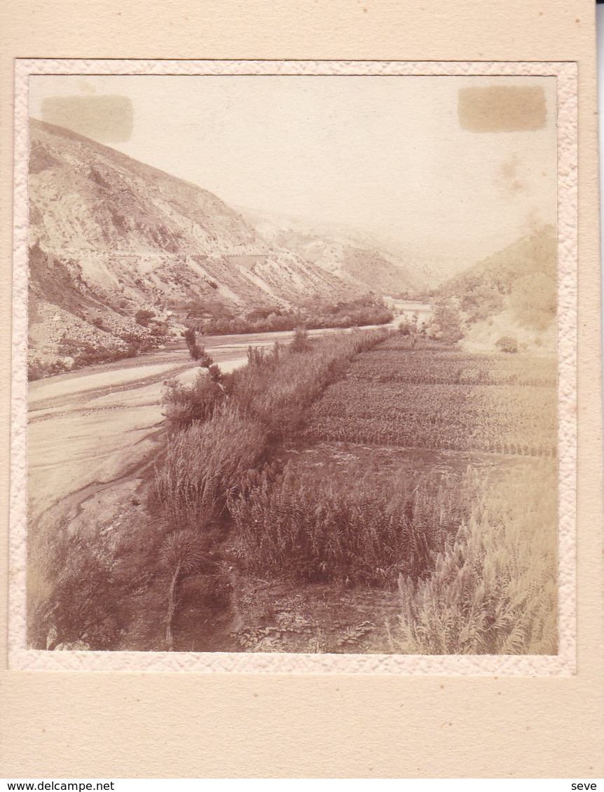 Vallée Du GUADALFEO 1912 ESPAGNE Photo Amateur Format Environ 7,5 Cm X 5,5 Cm - Lugares