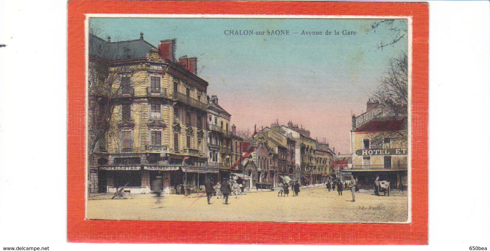 Chalon Sur Saône.Avenue De La Gare.Hotel Terminus - Chalon Sur Saone