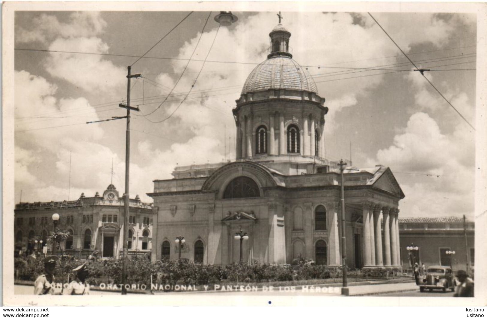 ASUNCION - ORATORIO Y PANTEON DE LOS HEROES - PARAGUAY - REAL PHOTO POSTCARD - Paraguay