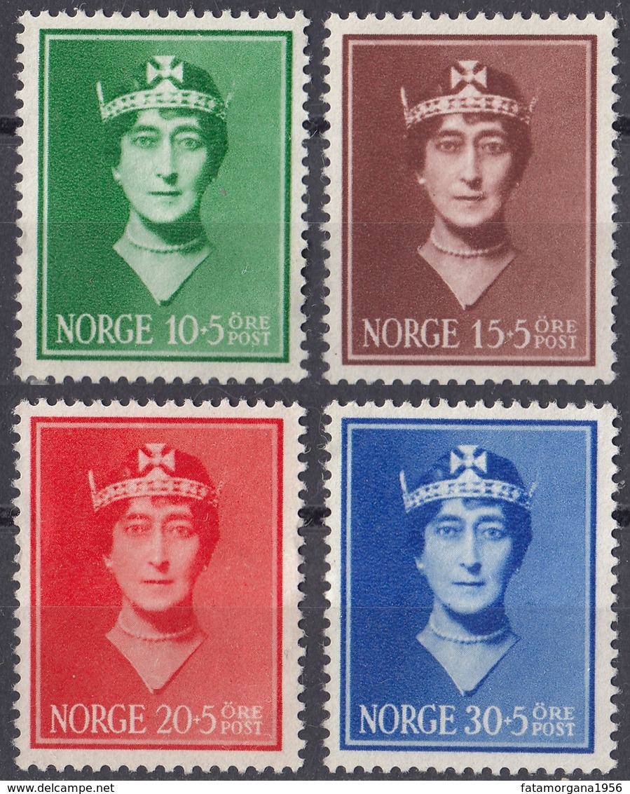 NORGE - NORVEGIA - 1939 -  Serie Completa Di 4 Valori Nuovi Non Gommati: Yvert  195/198. - Unused Stamps