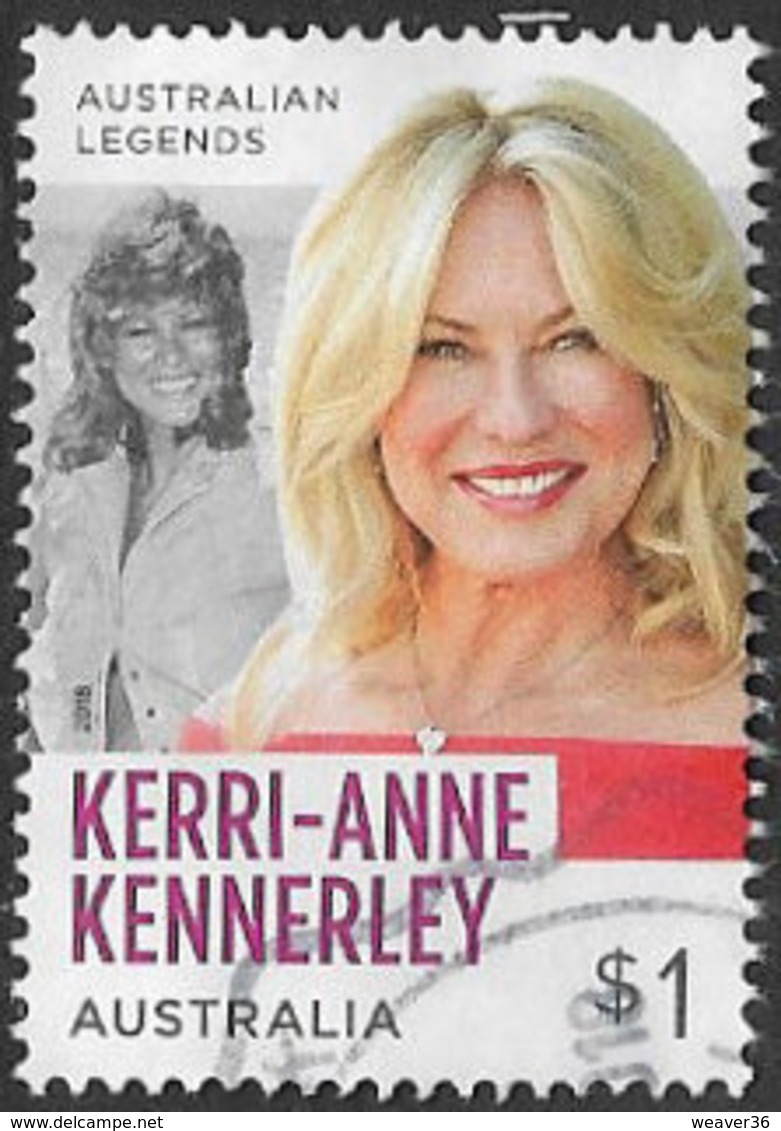 Australia 2018 Television Legends $1 Sheet Stamp Type 2 Good/fine Used [40/32394/ND] - Usati