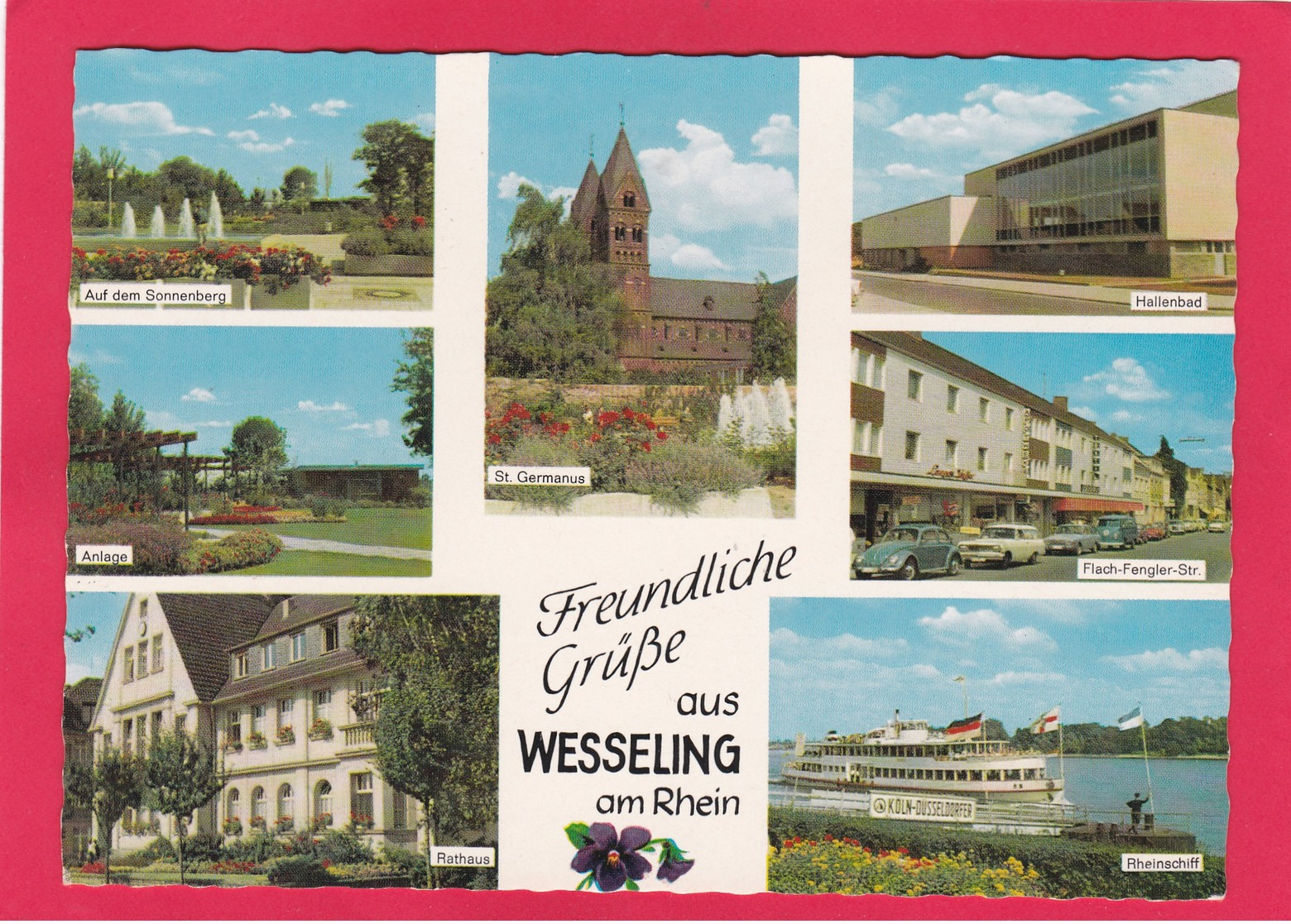 Modern Multi View Post Card Of Grube Aus Wesseling, North Rhine-Westphalia, Germany,P16. - Wesseling