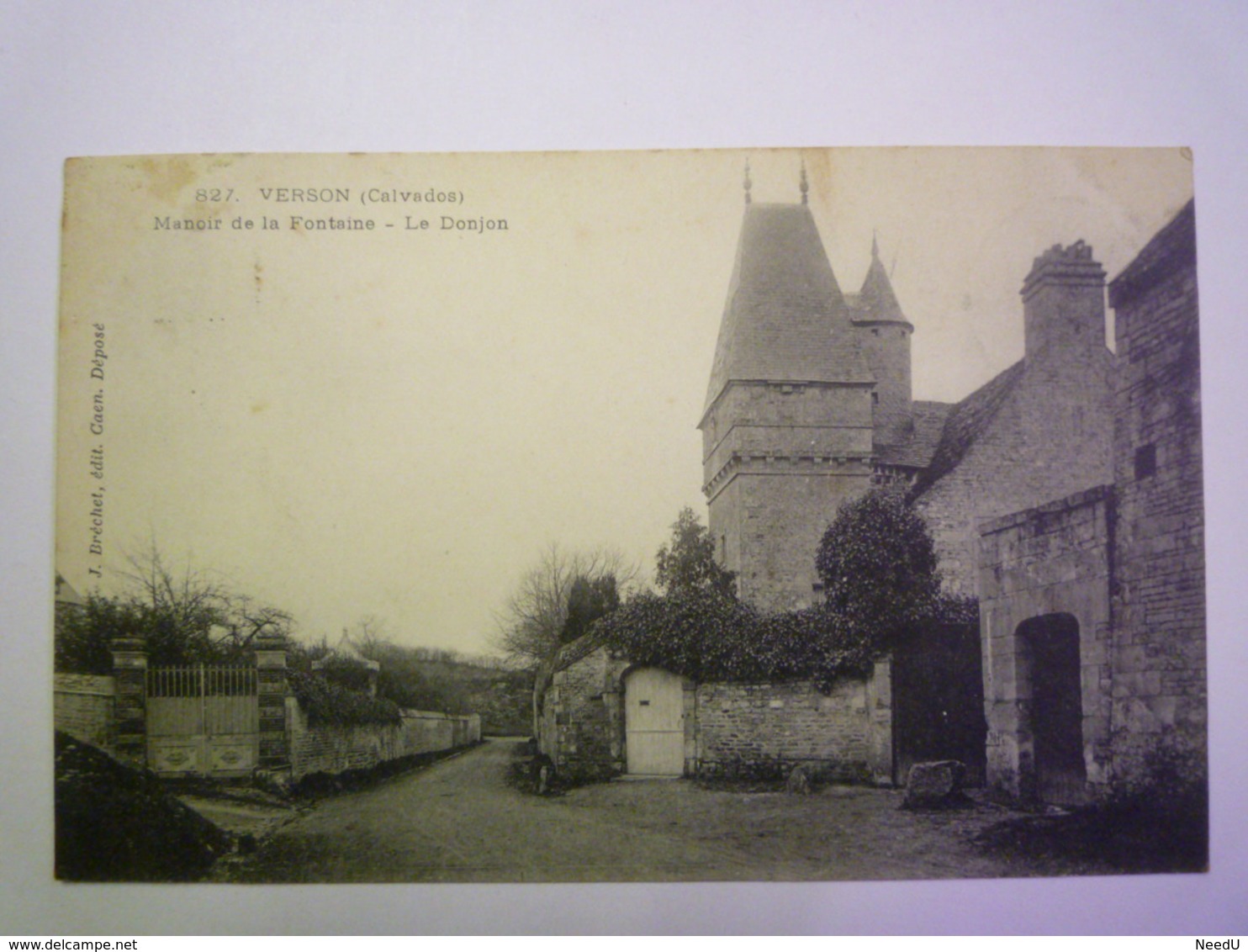 GP 2019 - 1616  VERSON  (Calvados)  :  MANOIR De La FONTAINE  -  Le DONJON   1907    XXX - Altri & Non Classificati