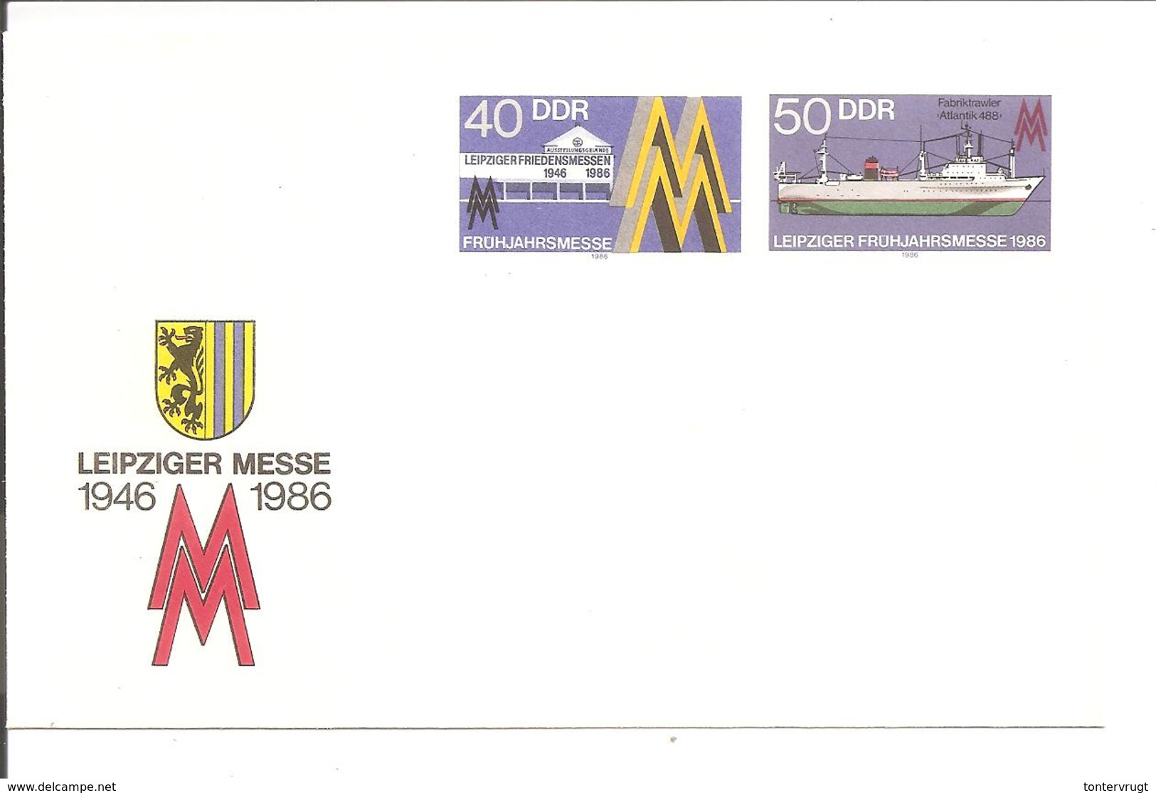 U4 Leipziger Messe - Briefomslagen - Ongebruikt
