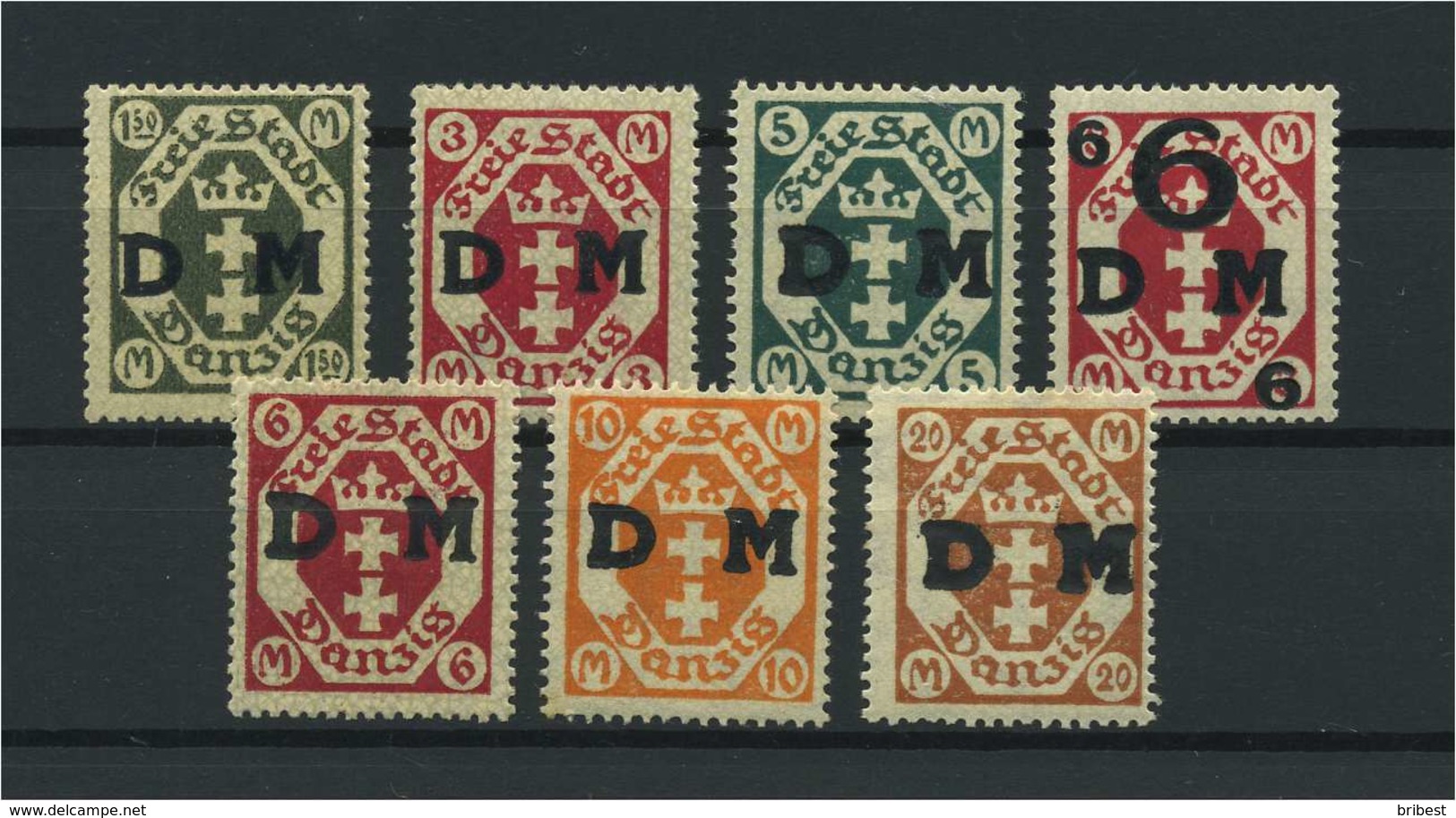 DANZIG 1921 Nr D22-28 Postfrisch (116487) - Sonstige & Ohne Zuordnung