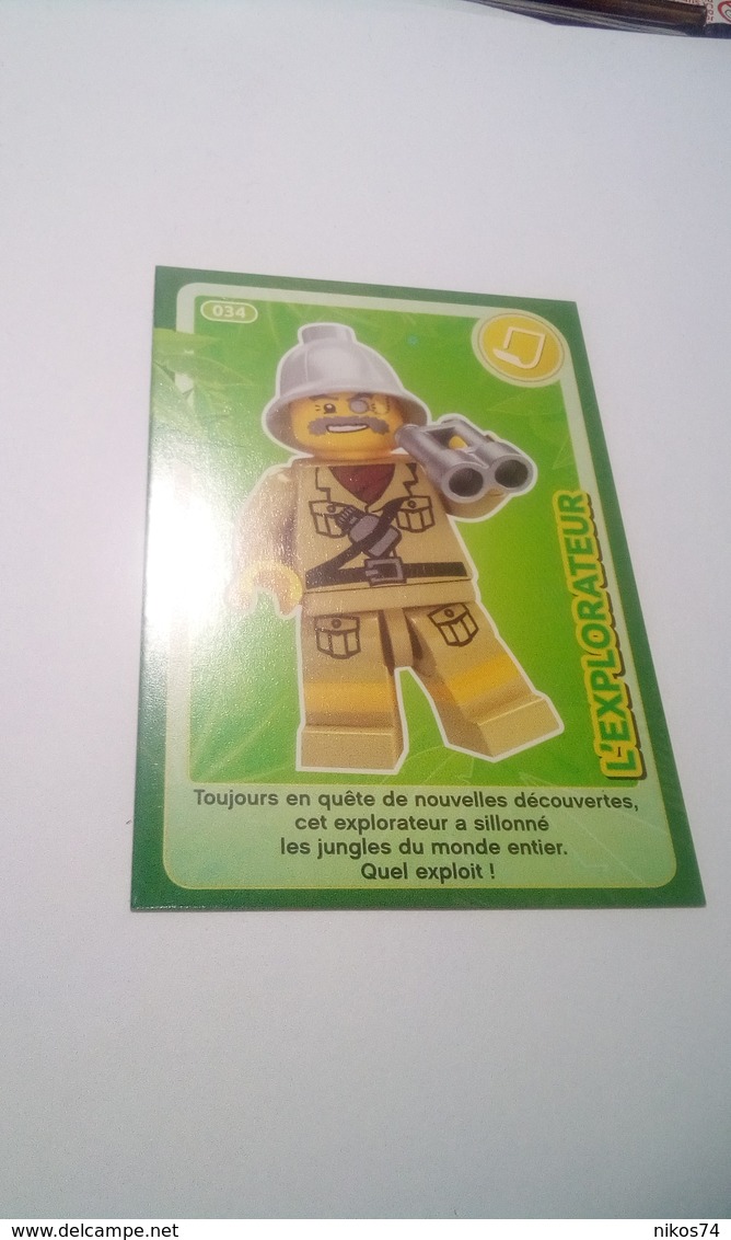 CARTE LEGO AUCHAN N°034 - Other & Unclassified