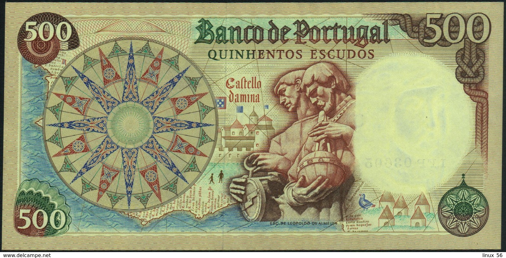 PORTUGAL - 500 Escudos 25.01.1966 AU-UNC P.170 A(1) - Portogallo