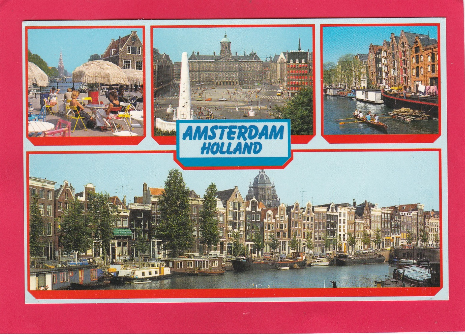 Modern Multi View Post Card Of Amsterdam, North Holland, Netherlands,P16.. - Amsterdam