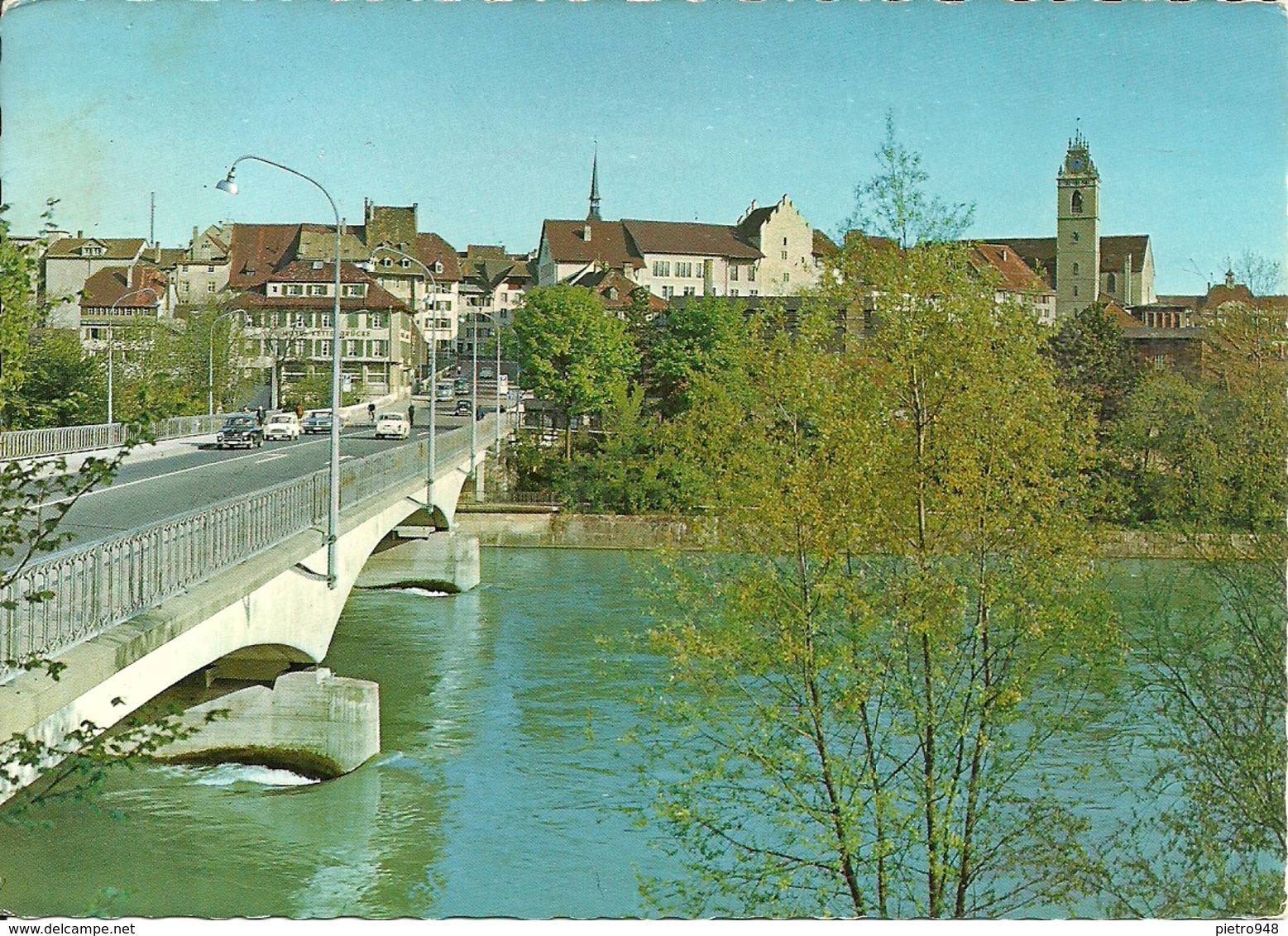 Aarau (Argovie, Svizzera) Aarebrucke, Ponte Sul Fiume Aar, Aar River Bridge - Aarau