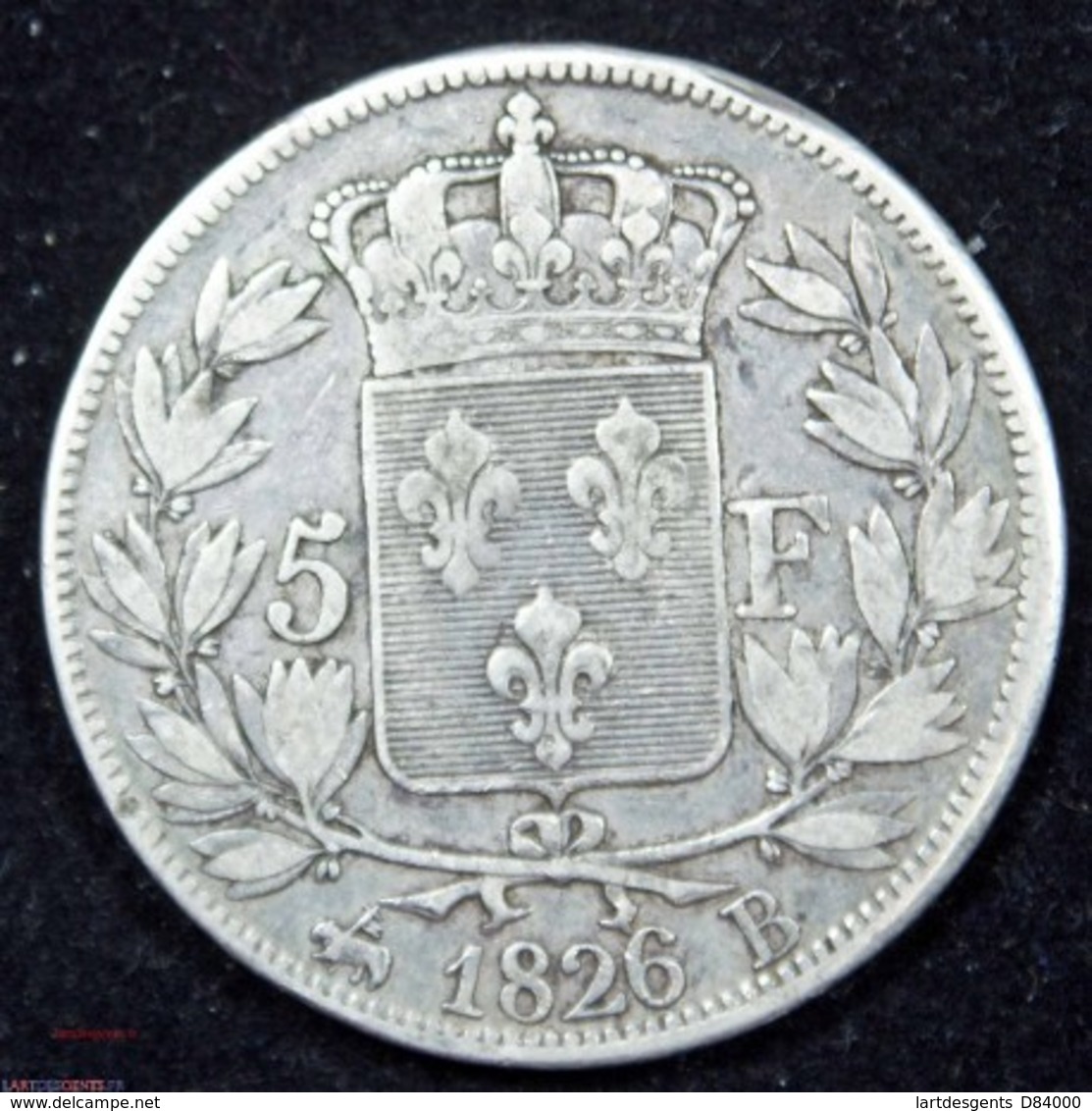 CHARLES X - 5 Francs 1826 B Rouen - Altri & Non Classificati