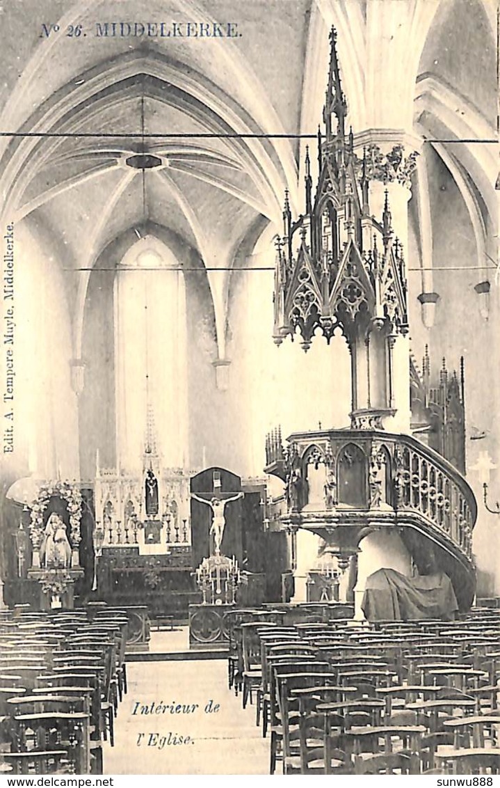 Middelkerke - Intérieur De L'église (M Marcovici, Edit. A. Tempere Muyle) - Middelkerke